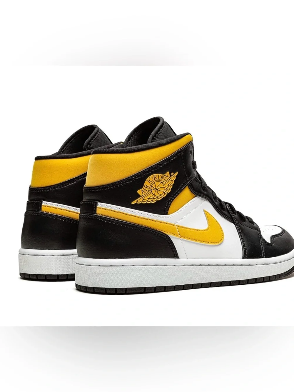 Nike Air Jordan 1 Mid “Yellow Toe” – Men’s Size 9.5